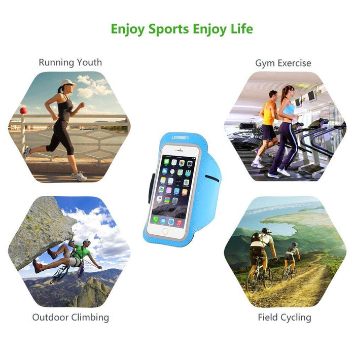 UGREEN Sports Armband for Smartphone Blue 5inch-Other Travel & Luggage-UGREEN-brands-world.ca