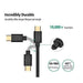 UGREEN Type-C Cable PVC Jacket Data Speed 480Mbps Charging Speed 5V 3A 2.0M Black-USB C Cable-UGREEN-brands-world.ca