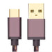 Ugreen Usb 2.0 To Tyec C Data & Charging Cable With Braid Brown 1.5M-USB Cables-UGREEN-brands-world.ca