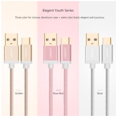 UGREEN USB 2.0 to USB-C cable with nylon webbing-USB C Cable-UGREEN-brands-world.ca
