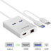 UGREEN USB 3.0 to HDMI + 2 ports USB 3.0 + Gigabit lan port-Wired Network Cards-UGREEN-brands-world.ca