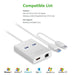 UGREEN USB 3.0 to HDMI + 2 ports USB 3.0 + Gigabit lan port-Wired Network Cards-UGREEN-brands-world.ca