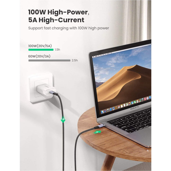 UGREEN USB C to C Cable 100W, 4K 60Hz 3.1 Gen 2 Type C Fast Charging...-iPhone Chargers & Cables-UGREEN-brands-world.ca