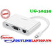 UGREEN USB C to VGA Ethernet Adapter with USB 3.0 USB 2.0 Hub, Type C for Power Delivery LAN Adapter for 12-inch Macbook-External Video Display Adapters-UGREEN-brands-world.ca