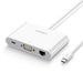UGREEN USB C to VGA Ethernet Adapter with USB 3.0 USB 2.0 Hub, Type C for Power Delivery LAN Adapter for 12-inch Macbook-External Video Display Adapters-UGREEN-brands-world.ca