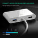 UGREEN USB C to VGA Ethernet Adapter with USB 3.0 USB 2.0 Hub, Type C for Power Delivery LAN Adapter for 12-inch Macbook-External Video Display Adapters-UGREEN-brands-world.ca