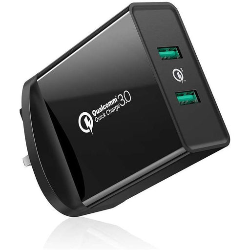 UGREEN USB Charger 36W UK PLUG, QC 3.0 Quick Wall Charger Adapter 2-Port USB Travel Plug-USB Home/Wall Chargers-UGREEN-brands-world.ca