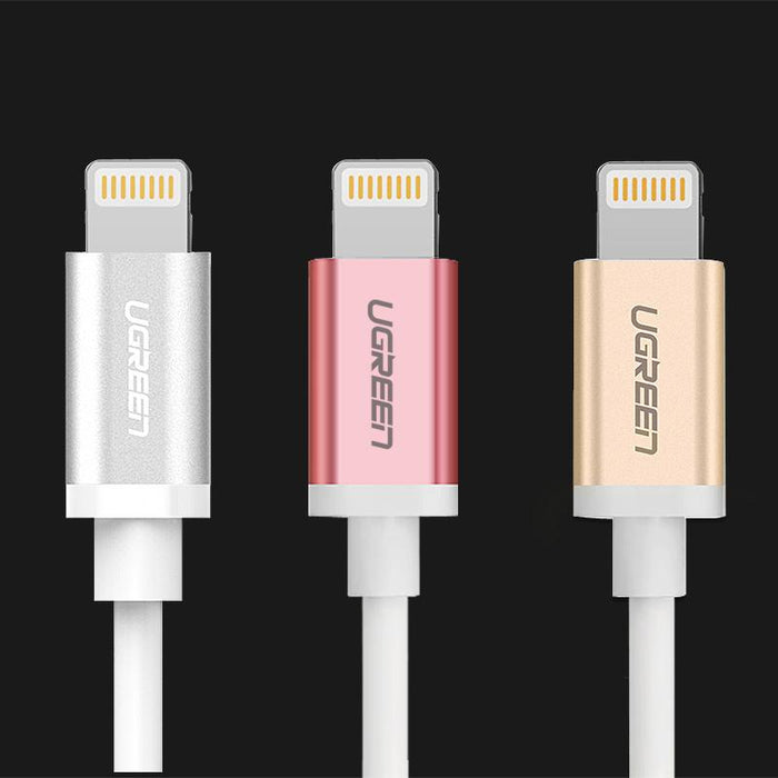 UGREEN USB to Lighting cable with MFI - Aluminium Case for iphone 5/5C/5S/6/6plus/ipad mini etc-iPhone Chargers & Cables-UGREEN-brands-world.ca