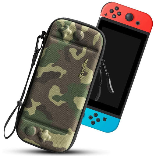 Ultra Slim Carrying Case Fit for Nintendo Switch, tomtoc Camouflage -Nintendo Switch Skins, Faceplates & Cases-tomtoc-brands-world.ca