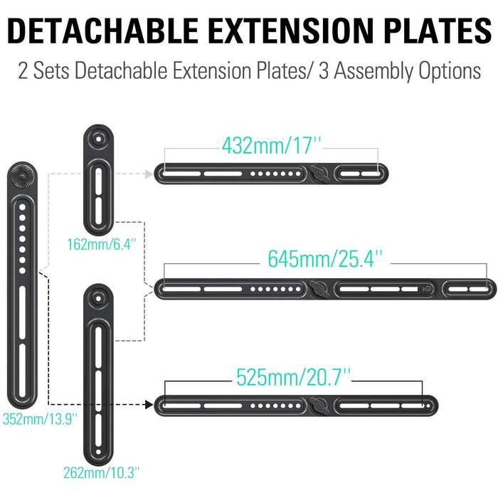 Universal Sound Bar Mount Bracket for Bottom Flat TV-TV Mounts-Mounting Dream-brands-world.ca