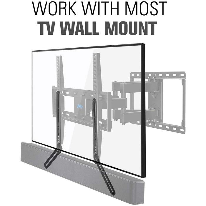 Universal Sound Bar Mount Bracket for Bottom Flat TV-TV Mounts-Mounting Dream-brands-world.ca