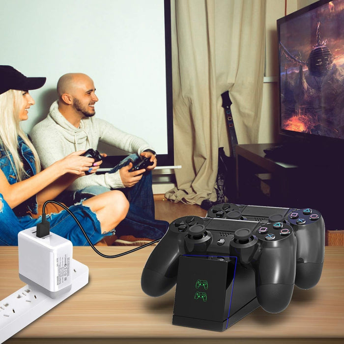 USB Charging Station DualShock Playstation4 / PS4 / PS4 Slim / PS4 Pro Controller-PS4 Power Cords & Charging Stations-SAMA-brands-world.ca