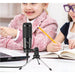 USB Computer Studio Recording Condenser Microphone for Streaming Broadcast Microphone with Tripod Stand-Condenser Mics-SAMA-brands-world.ca