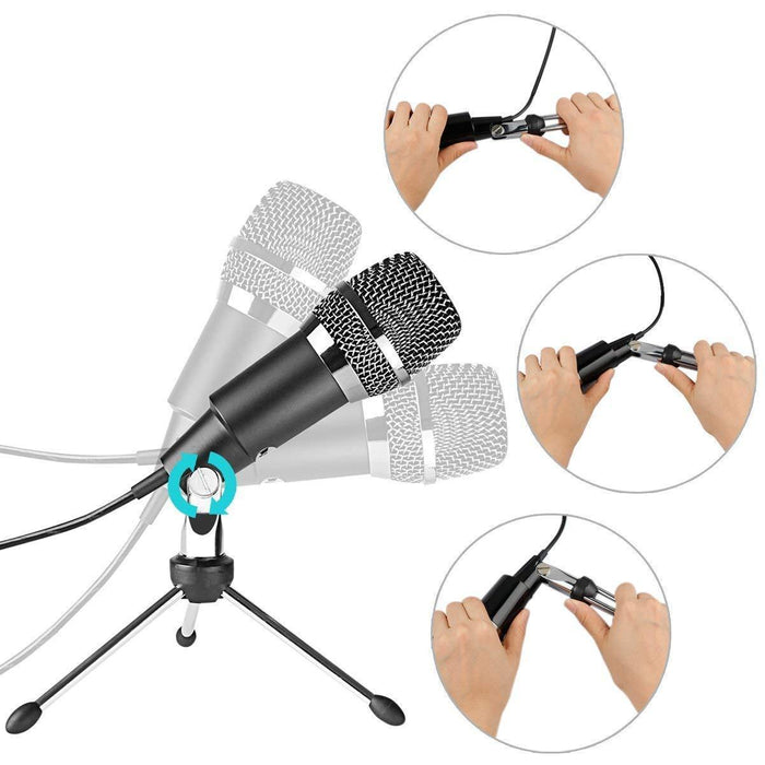 USB Microphone,Fifine Plug and Play PC Computer Condenser Microphone for...-Condenser Mics-FIFINE TECHNOLOGY-brands-world.ca