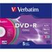 VERBATIM 43556 DVD+R COLOR SLIM PACK 5-CD & DVD Blank-VERBATIM-brands-world.ca