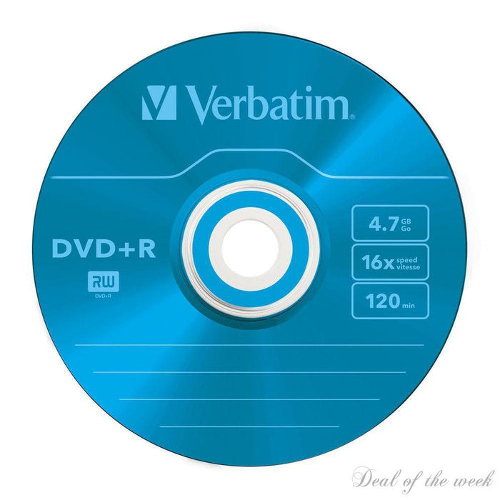 VERBATIM 43556 DVD+R COLOR SLIM PACK 5-CD & DVD Blank-VERBATIM-brands-world.ca