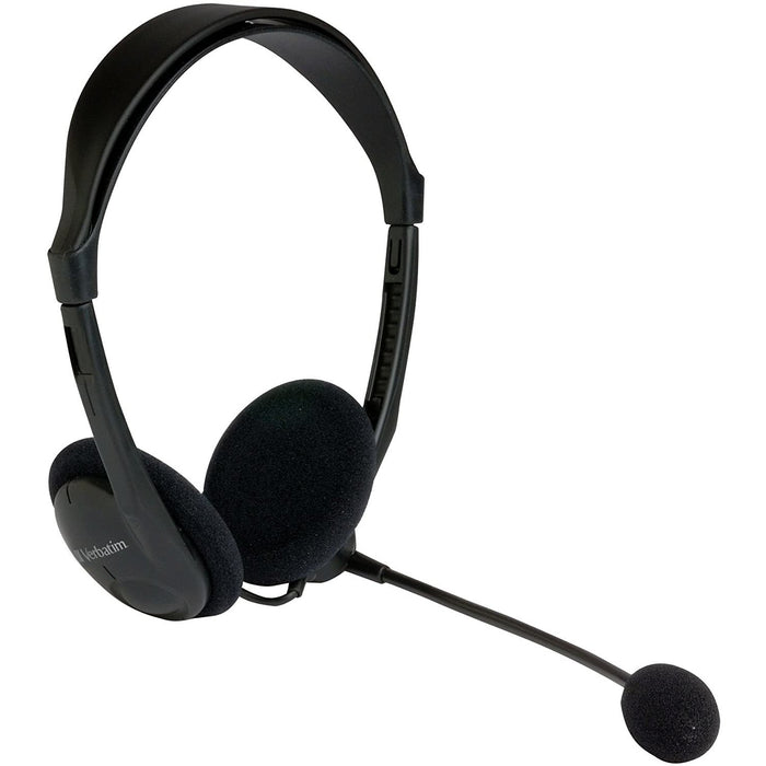 Verbatim Multimedia Headphones Headset Black-Headphones & Headsets-VERBATIM-brands-world.ca