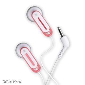 Verbatim SecureClip Earphones Headphones Pink-Wired Earphone-VERBATIM-brands-world.ca