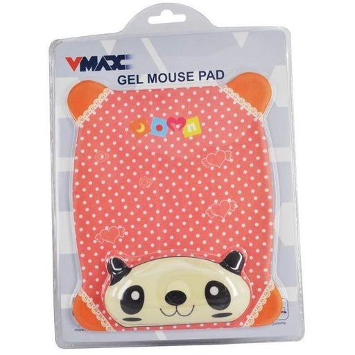 Vmax Gel Mouse Pad Made From Nylon Textile , Orange-Mouse & Wrist Pads-V-MAX-brands-world.ca