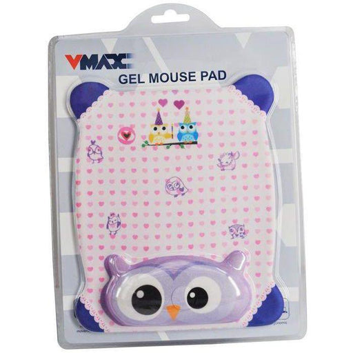 Vmax Gel Mouse Pad Made From Nylon Textile , Purple-Mouse & Wrist Pads-V-MAX-brands-world.ca