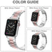 Wearlizer Compatible with Apple For Watch 38mm/40mm, Rose Gold + Silver-Apple Watch Bands & Straps-Wearlizer-brands-world.ca