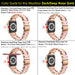 Wearlizer Resin Link Band Compatible Apple Watch 38mm/40mm, Rose Gold-Apple Watch Bands & Straps-Wearlizer-brands-world.ca