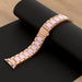 Wearlizer Resin Link Band Compatible Apple Watch 38mm/40mm, Rose Gold-Apple Watch Bands & Straps-Wearlizer-brands-world.ca