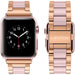 Wearlizer Resin Link Band Compatible Apple Watch 42mm/44mm, Rose Gold-Apple Watch Bands & Straps-Wearlizer-brands-world.ca