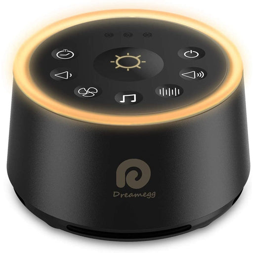 White Noise Machine - Dreamegg Sound for Baby Kid Adult, Black-Baby Sound Machines-Dreamegg-brands-world.ca