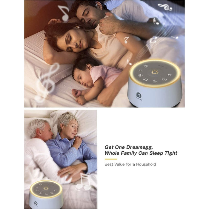 White Noise Machine - Dreamegg Sound for Sleeping & Classic-Baby Sound Machines-SAMA-brands-world.ca