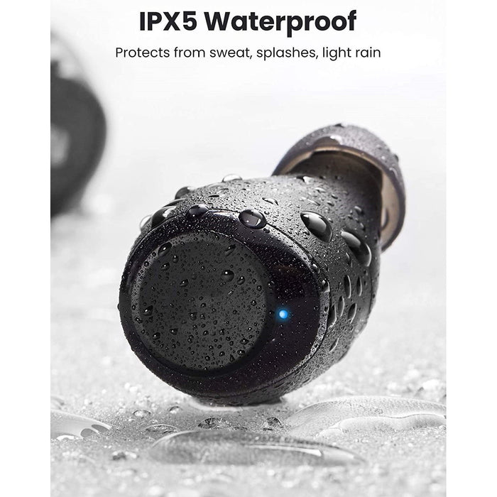 Wireless Earbuds Bluetooth 5.0 Waterproof Black Built-in Mic Noise Cancelling Touch Control-Earbuds & In-Ear Headphones-UGREEN-brands-world.ca